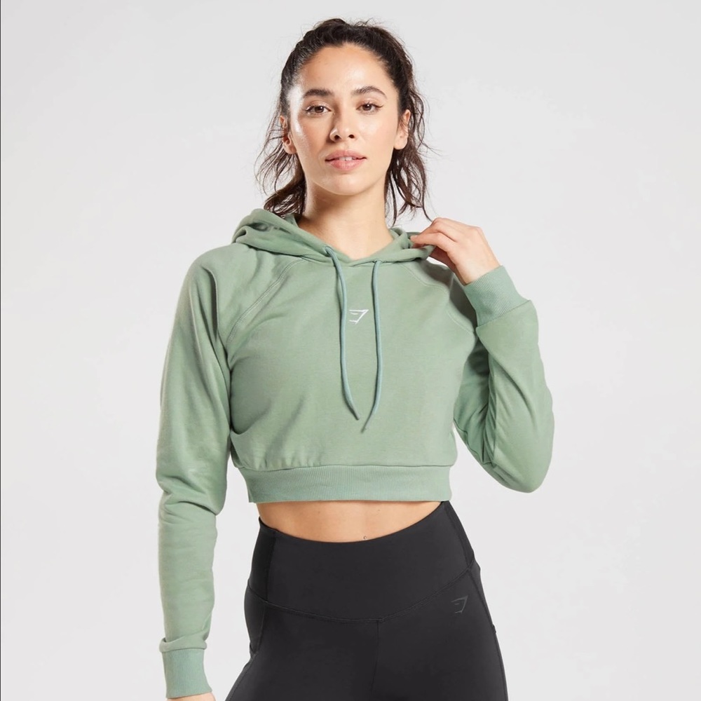 GYMSHARK TRAINING CROPPED HOODIE
